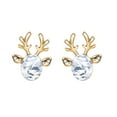 thumbnail image 4 of SDOHIG Christmas Earrings, Christmas Gifts for Women, Christmas Earrings for Women, Stud Earrings for Women, Hypoallergenic Earrings, Fashion Christmas Earrings, Antler Deer Earring, 4 of 5