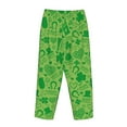 thumbnail image 5 of Disketp St Patrick'S Day Print Women'S Comfy Pajama Pants Casual Drawstring Palazzo Lounge Wide Leg Pants, 5 of 9