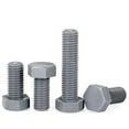 thumbnail image 2 of 50pcs Grey Nylon Outer Hexagon Bolt M3x10mm, 2 of 5