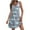 Gray, variant on Plus Size Summer Dresses Women's Summer Fashion Beach Pocket Printing Sleeveless V-Neck Dress Orange S