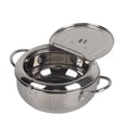 thumbnail image 4 of Stainless Steel Deep Frying Pan Japanese Tempura Fryer with Thermometer Control Non Stick Frying Pan for Kitchen, 4 of 10