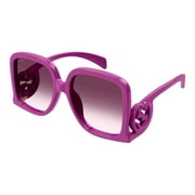 Gucci Ladies Sunglasses Fuchsia Pink Oversized GG 1326 S 004 58mm