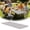 Grey, variant on 8Ft Fitted Picnic Table Cover Spandex Outdoor Tablecloth Stretchy Table Cover For Camping Parties Outdoor(Red-76X244Cm)