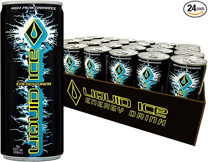 Liquid Ice Energy Drink Supreme Classic (8.3 Fl Oz, 24 Count