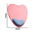 thumbnail image 2 of Ergonomic Heart-Shaped Mouse Pad, with Gel Wrist Rest Support, Non-Slip for Home Office Working, 2 of 6