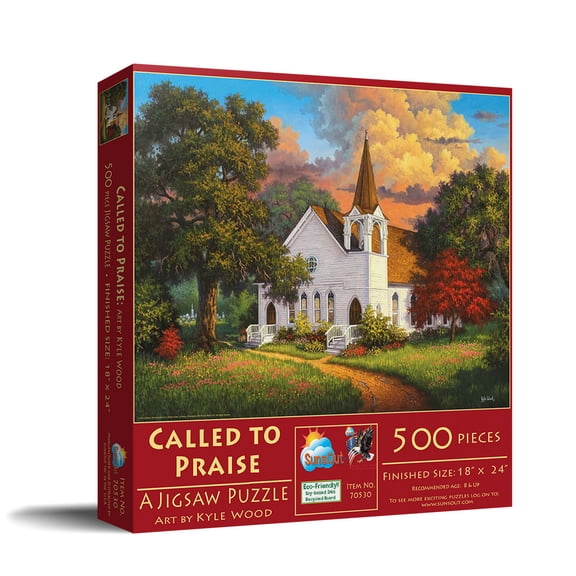 SUNSOUT INC - Called to Praise - 500 pc Jigsaw Puzzle by Artist: Kyle Wood - Finished Size 18" x 24" - MPN# 70530