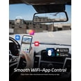 thumbnail image 2 of P10 Plus 4K WiFi Mirror Dash Cam, cámara de espejo retrovisor de 10" con tarjeta de 64 GB, Dash Cam cámara de respaldo delantera y trasera para automóviles, sistema de conducción inteligente ADAS, con, 2 of 5