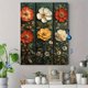 thumbnail image 4 of Qisvanset Framed Canvas Wall Art 12x16 Inch William Morris Flower Vintage Farmhouse Art Set, 4 of 5