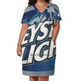 thumbnail image 1 of Keyst Light Square Neck Dress Back Lacing Backless Dress Elegant Beach Party Dress Korean Keyst Light Keyst Light Beer, 1 of 5
