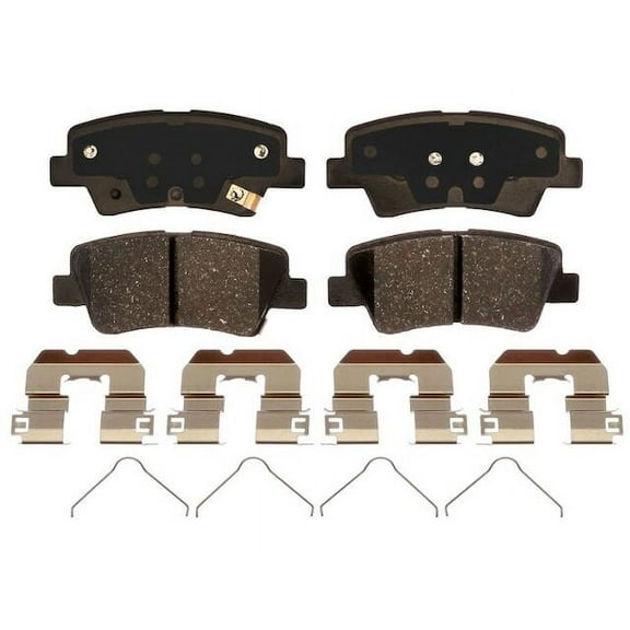 Rear Brake Pad Set - Compatible with 2017 - 2020 Hyundai Elantra 2018 2019
