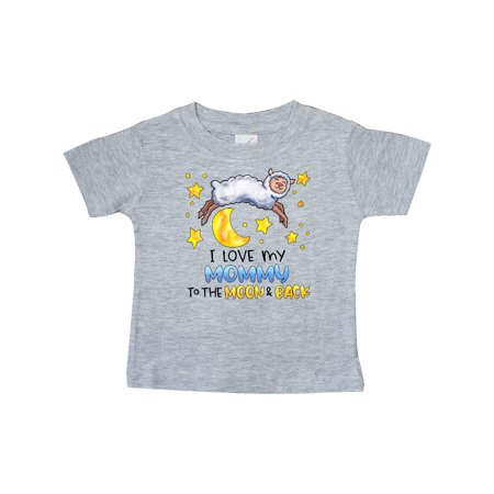 

Inktastic I Love my Mommy to the Moon and Back Cute Sheep Gift Baby Boy or Baby Girl T-Shirt