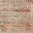thumbnail image 1 of Ahgly Company Machine Washable Indoor Square Traditional Rust Pink Area Rugs, 6' Square, 1 of 7