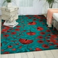 thumbnail image 2 of Nourison Suzani Teal Area Rug SUZ02 3'9" x 5'9", 2 of 5