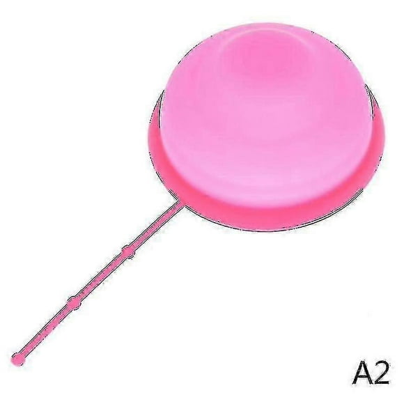 Menstrual Cup Disc Extra-thin Silicone Menstrual Disk Tampon Or Pads Alternative L Red Ribbon with Drawstring Small Tail