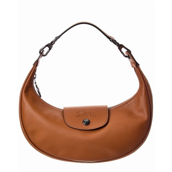 Longchamp Le Pliage Xtra Small Leather Shoulder Bag, Brown