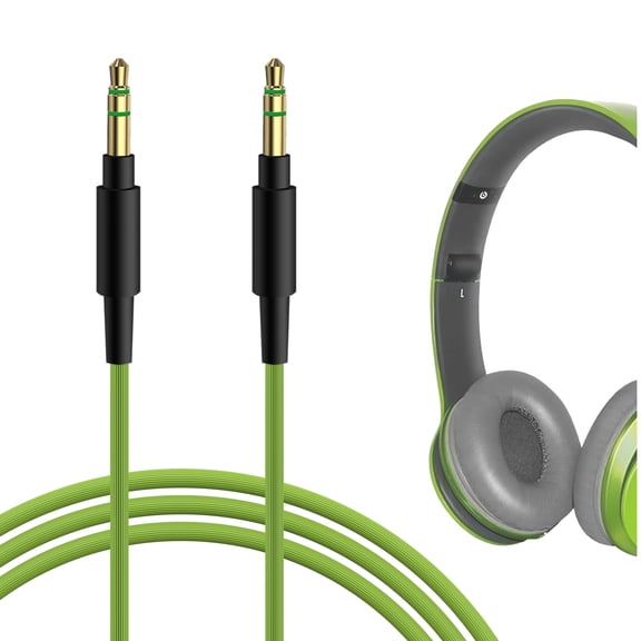 Geekria Audio Cable Compatible with Beats Solo, Solo 2, Solo 3, Studio 2, Studio 3, Studio pro, Executive, Mixr, Pro Cable, 3.5mm Aux Replacement Stereo Cord (4 ft /1.2 m)