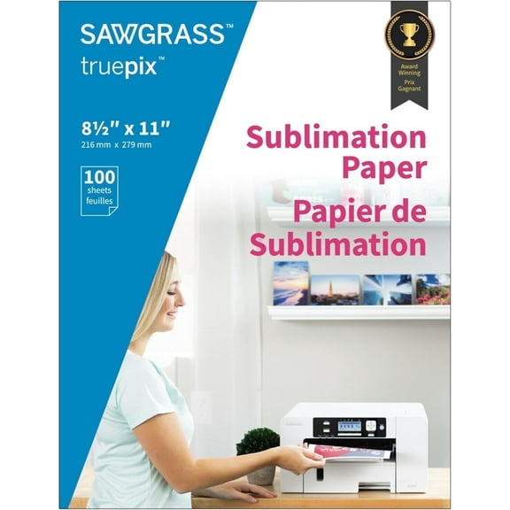 TruPix Sublimation Paper 8.5" x 11"  100 Sheets for Sawgrass SG500 & SG1000 Printers