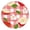 Round, variant on Round Elastic Tablecloth with Cute Apple Print - Waterproof, Windproof, Fitted Table Cover with Elastic Edge for Outdoor Picnic, Dining (Red/Green Cartoon Fruit Design, Wipeable & Scratch-Resistant)
