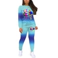 thumbnail image 6 of Seyurigaoka Two Piece Set Matching Sets Women Tracksuit Plus Size Clothing African Clothes Jogging Femme 2 Piece Sets Womens Outfits, 6 of 7