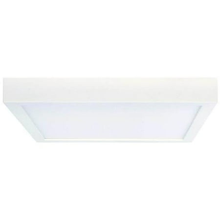 

Bulbrite Single LED 9 Square Flush Mount Fixture 75W Equivalent 2700K/Warm White White Finish