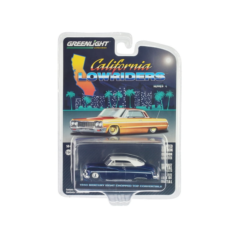 グリーンライト 1950 Mercury Eight Chopped 1950 Mercury Eight Chopped Convertible Lowrider Dark Blue