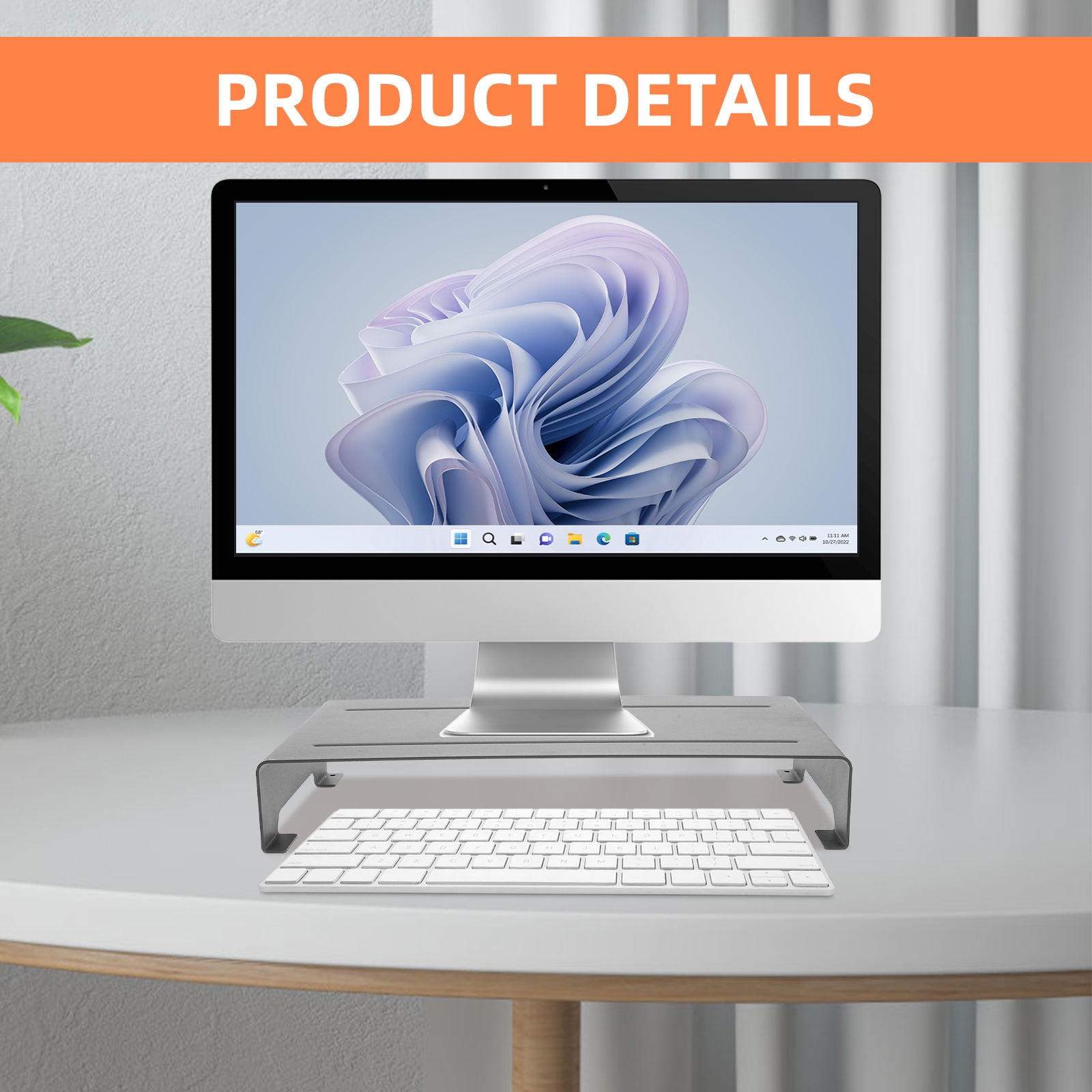 TAILTOSS Laptop Stand Aluminum Alloy Screen Riser for Comfortable Viewing
