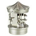 thumbnail image 1 of Jiallo 88612 Pewter Plated Carousel Money Bank, 1 of 1