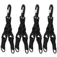 thumbnail image 2 of Backpack Carabiner, Simple Reliable 4Pcs Backpack Hanging Carabiner, for Usual Belt Camping Bag, 2 of 8