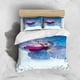 thumbnail image 3 of Juego de cama de tres piezas con estampado de dibujos animados de Disney Frozen Elsa y funda de almohada para niños o adultos, tamaño King, Queen, Full y Twin, 3 of 5
