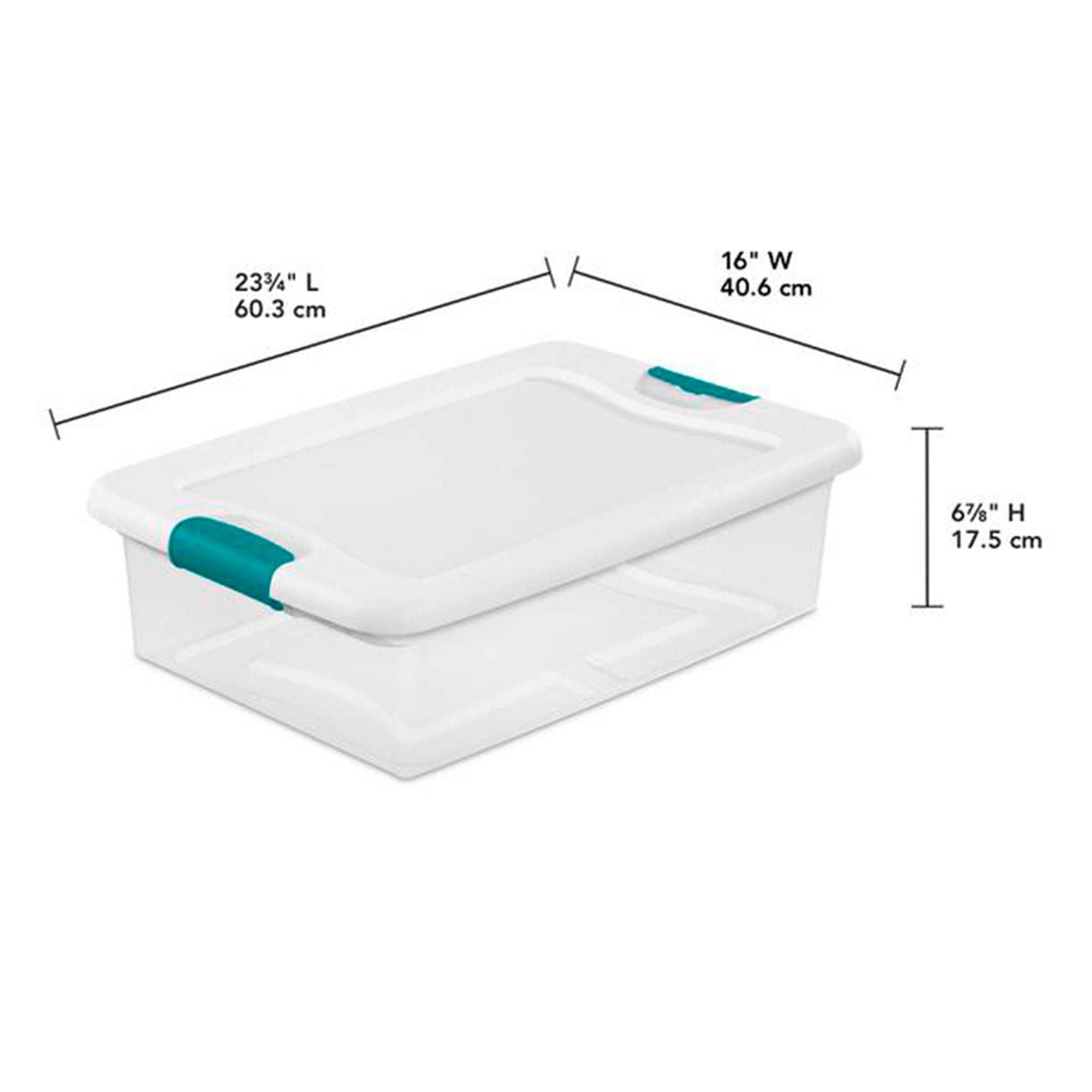 Sterilite 16 Qt Clear Stacking Storage Drawer Container (6 Pack) + 6 Qt (6  Pack) - 2.2 - On Sale - Bed Bath & Beyond - 35251478