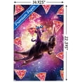 thumbnail image 3 of James Booker - Thug Space Cat On Dinosaur Unicorn Wall Poster, 14.725" x 22.375", 3 of 4