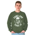 thumbnail image 5 of Defend Freedom Liberty Flag Skull Unisex Plus Size Sweatshirt Brisco Brands 3X, 5 of 6