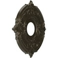 thumbnail image 2 of Ekena Millwork 13"OD x 3 1/2"ID x 3/4"P Attica Thermoformed PVC Ceiling Medallion (Fits Canopies up to 5"), Metallic Dark Bronze, 2 of 5
