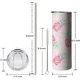 thumbnail image 7 of Pineapple Skinny Tumbler 20oz - Double Wall Vacuum Coffee- Birthday Gifts for Mom Sister Friends Women, 7 of 7