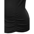 thumbnail image 3 of FashionOutfit Women's Basic Solid Sleeveless Round Neck Racer-Back Plus Size Tank Top, 3 of 3