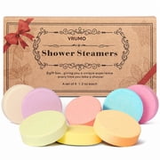 Shower Steamers Aromatherapy Birthday Gifts for Women - 8 Pcs Mothers Day Gifts for Mom Grandma Wife Her Men Teen Adults Bath Bombs Self Care with Natural Essential Oils Relaxation Home SPA
