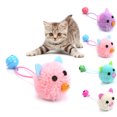thumbnail image 2 of Cat Mice Toy Interactive Interactive Bell Plush Cat Bite Toy Cat Teaser Toy, 2 of 7