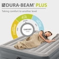 thumbnail image 4 of Intex Dura Beam Essential Rest Blow Up Queen Mattress Air Bed with Built In Pump, 4 of 12