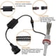 thumbnail image 2 of 2pcs Compatible for 6000K H7 LED Car Headlights Compatible for H1 H11 9006 9005 9012 H4 Car Bulb LED Automotive Lights CSP LED Car Headlight DC10-24V, 2 of 5