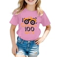 thumbnail image 3 of Girls Summer Tops Size 7/8 Solid Color Short Sleeve Basic Layering Tee Summer Cute Shirts for Girls Back To School Birthday Casual Summer Tops, 3 of 5