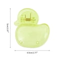 thumbnail image 2 of Unique Bargains 2 Pcs Lightweight Duck-Shaped Toothbrush Covers for Travel Plastic Blue, Yellow, Red, Green, 2 of 5