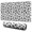Paw Prints-1, variant on Long Mouse Pads for Desk,Paw Prints and Bones Desk Mats on Top Of Desks, Desk Mouse Pad Extra Large with 3mm Non-Slip Base and Stitched Edge for Gaming,Office,Work,Home 31.5"x11.8"