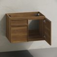 thumbnail image 6 of St. Tropez 30" Wall-Mounted Bathroom Vanity Cabinet without Top in Brown Oak, 6 of 8