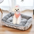 thumbnail image 5 of Camisa para perro falda mascota responsable sin mangas vestido de cachorro verano lindo chaleco vegano para perros pequeños o medianos ropa de gato rosa L, 5 of 5
