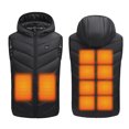 thumbnail image 1 of Chaleco Chaqueta Calefactora Chaquetas Calefactoras Eléctricas 10 Zonas USB para, 1 of 9