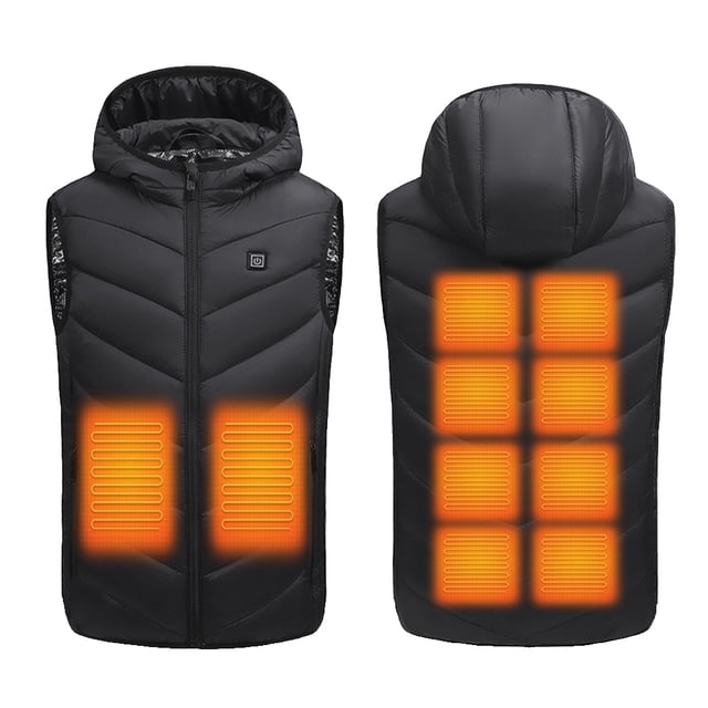 Chaleco Chaqueta Calefactora Chaquetas Calefactoras Eléctricas 10 Zonas USB para