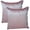 Baby Pink, variant on Alchemic Living Set of 2 Pistachio Green Dupioni Art Silk Pillow Covers 12x12 Inch (30x30 CM) - Plain Decorative Concealed Ziippered Throw Cushion Covers for Sofa, Couch, Living Room