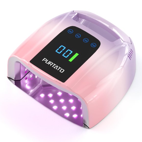 Secador de uñas Purtato 96W UV LED recargable y sin cable