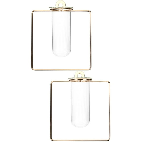 2 Pieces Indoor Plant Pots Indoor Plants Plant Propagation Station Wall Vase Wall Flower Vase