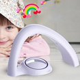 thumbnail image 1 of Lampe de Bureau de Projection de Nuit Colorée de Projecteur d'Arc-en-ciel pour les Enfants Cadeau 2 Modes d'Éclairage Lampe de Table à Piles, 1 of 7